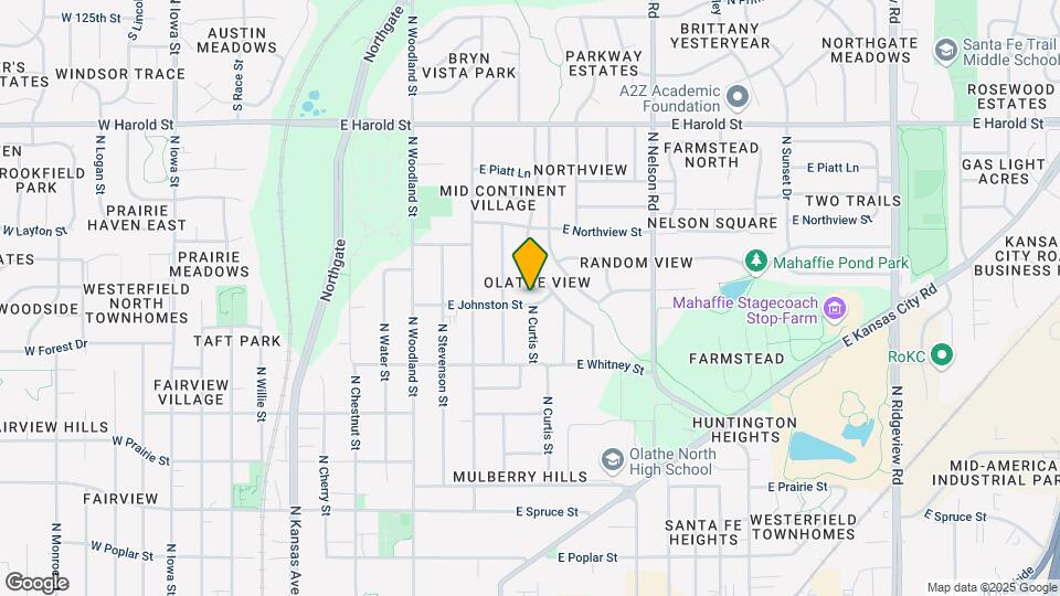 616 E Johnston St Map and Location Details