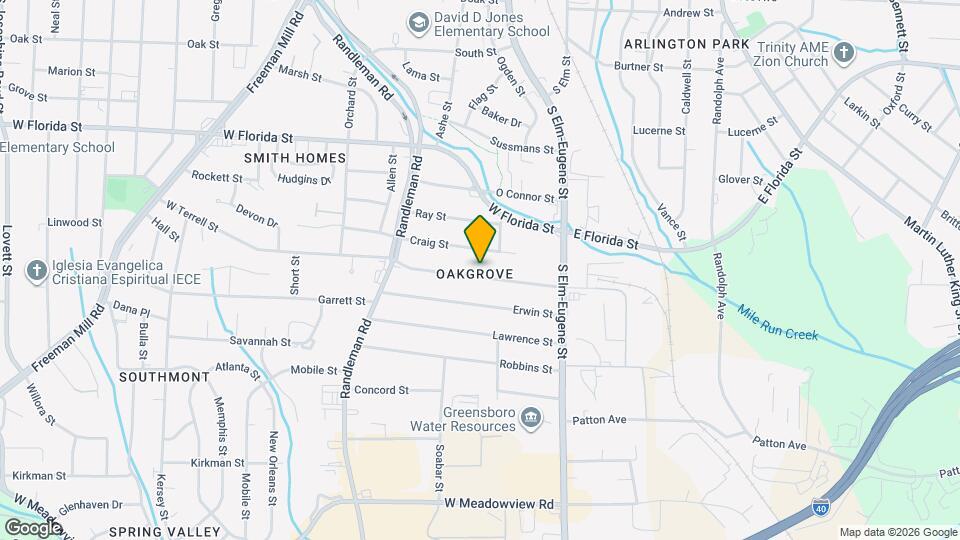 208 W Terrell St Map and Location Details