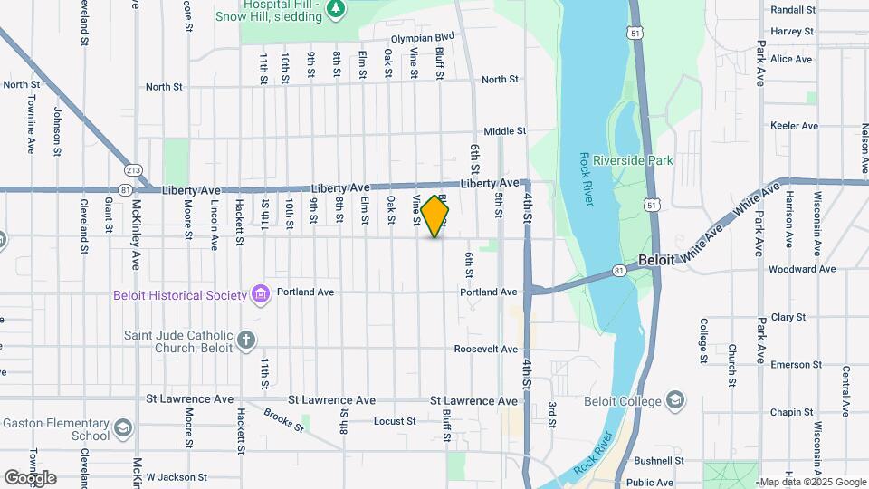 958 Bluff St, Unit 2 Map and Location Details