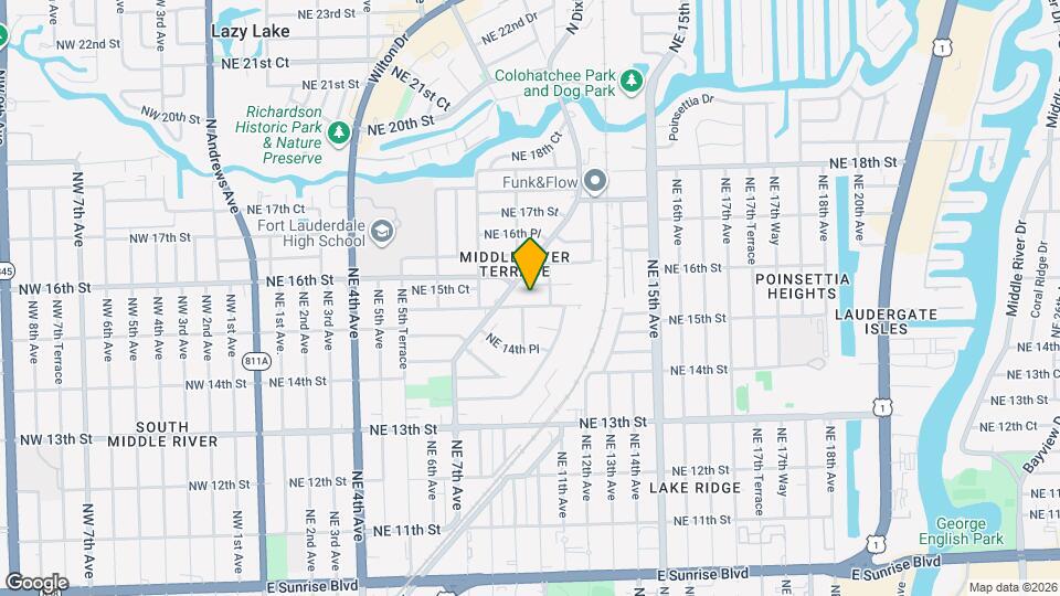 913 NE 15th St Map and Location Details