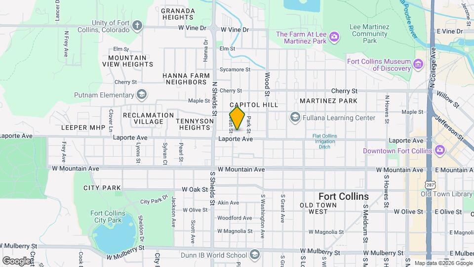 946 Laporte Ave Map and Location Details