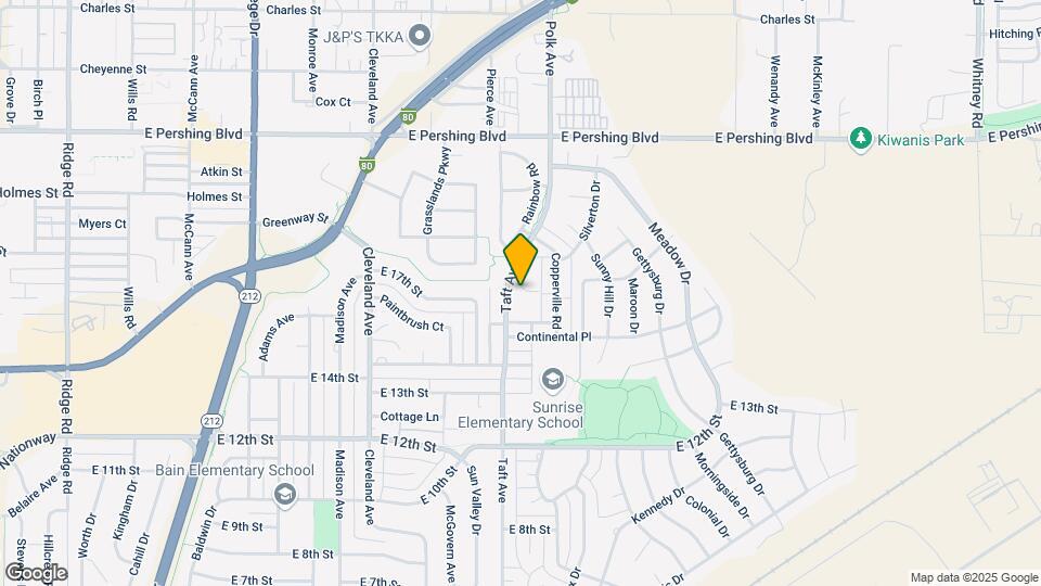 2505 E 11th St Map and Location Details