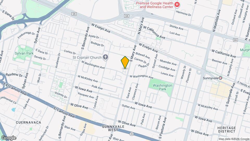 1013 Fuller Terrace Map and Location Details