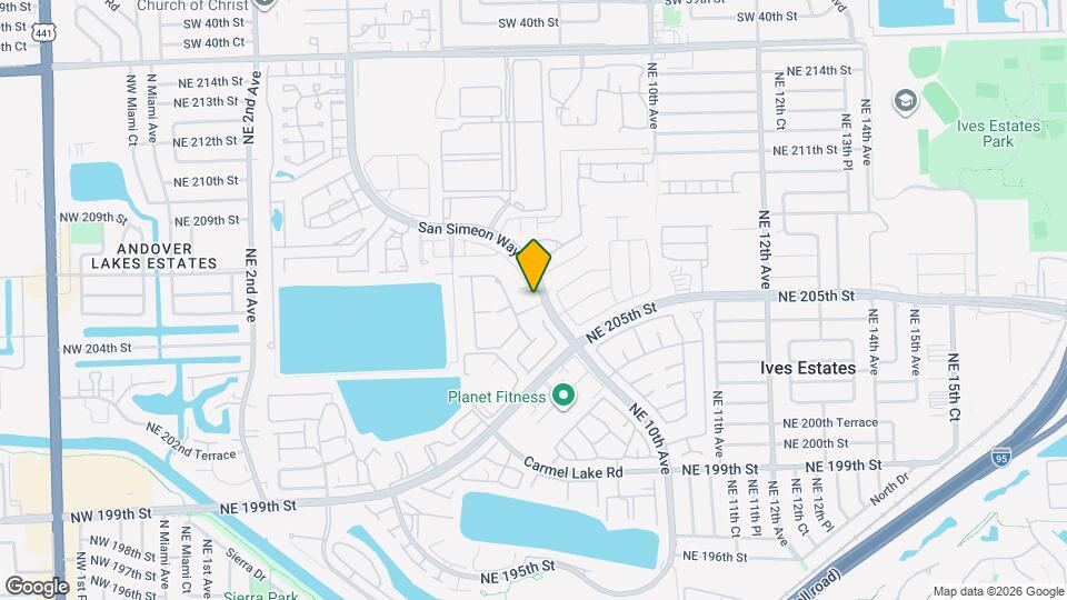 793 NE 206th St Map and Location Details