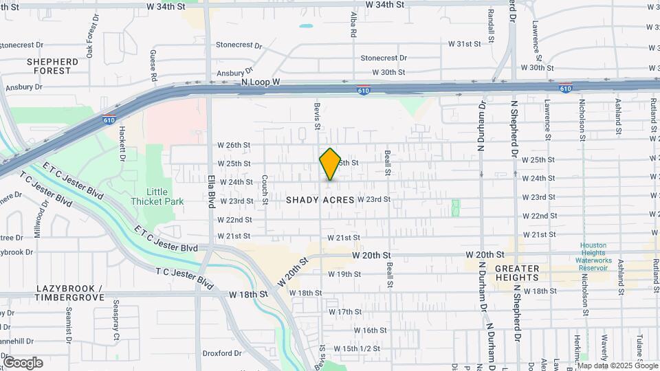 1232 W 24th St Map and Location Details