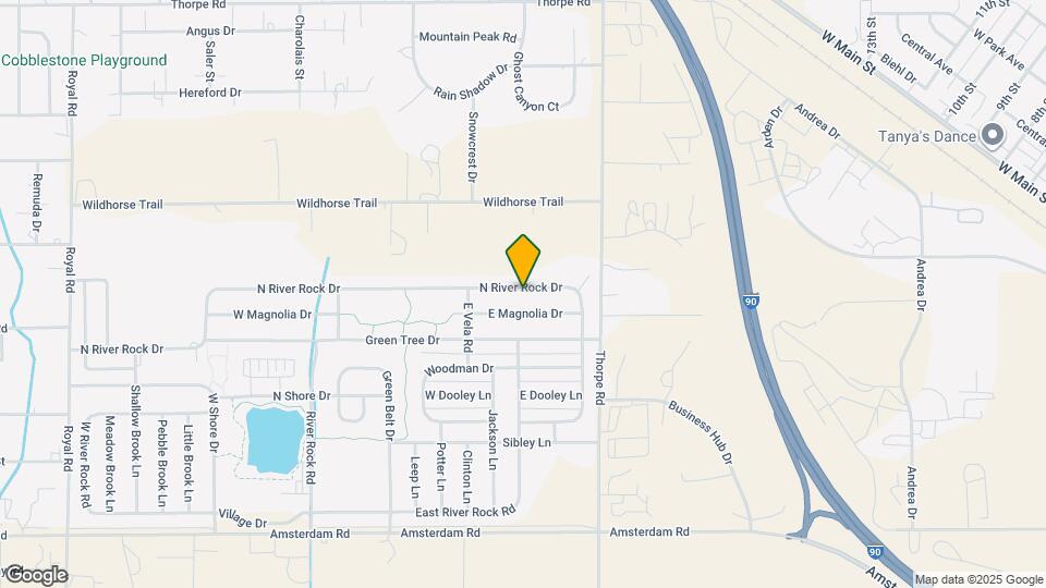 964 N River Rock Dr Map and Location Details