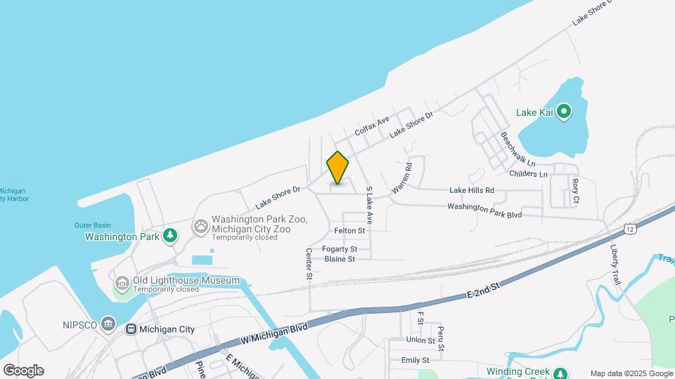 204 Washington Park Blvd Mapa y Detalles de la Ubicación