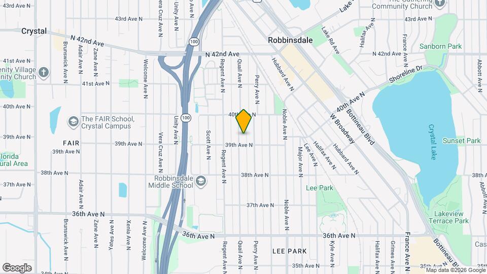 3912 Quail Ave N Mapa y Detalles de la Ubicación