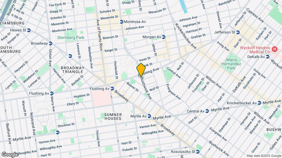 464 Bushwick Ave Map and Location Details