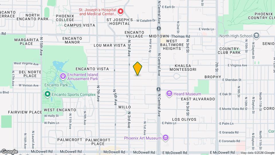 76 W Lewis Ave Map and Location Details