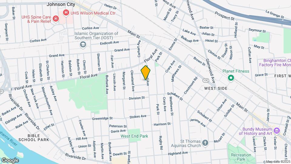 171 W End Ave, Unit 1 Mapa y Detalles de la Ubicación