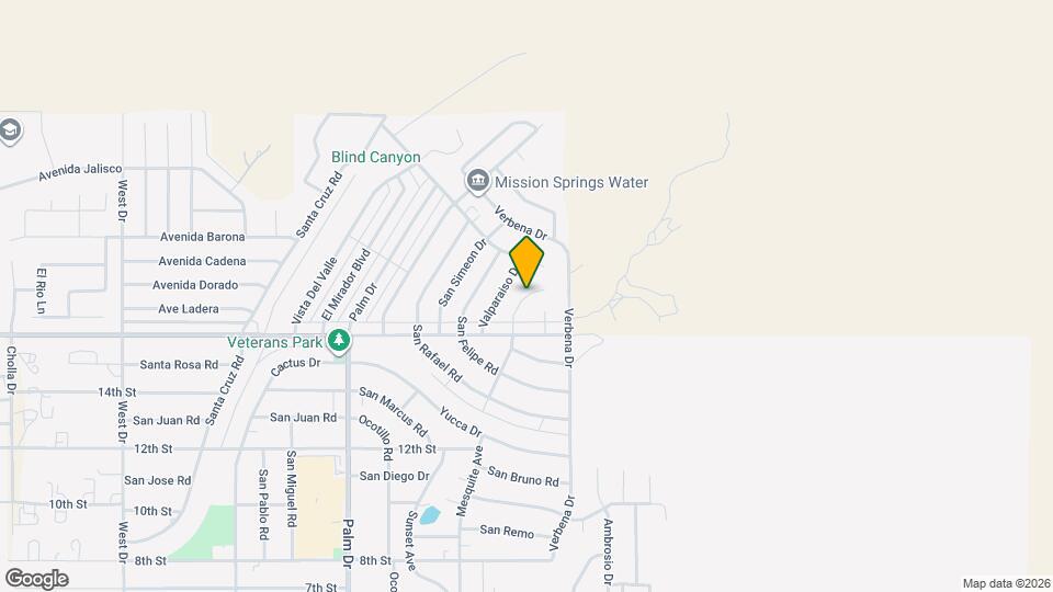 9850 Mesquite Ave Map and Location Details