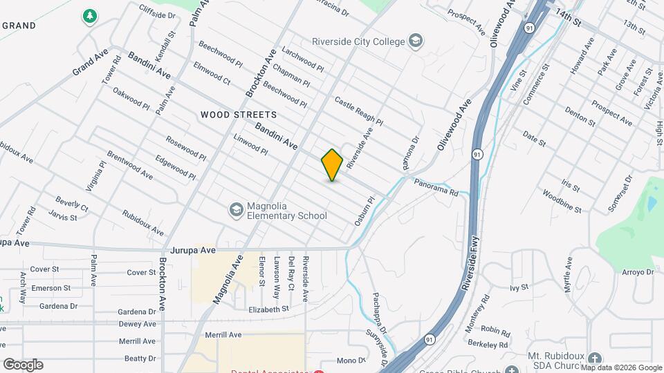 3617 Linwood Pl Map and Location Details