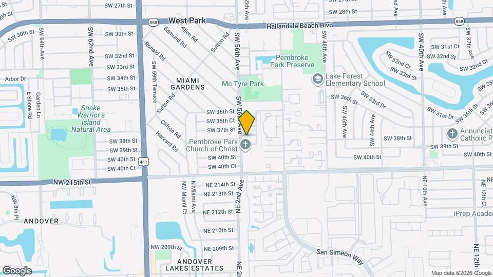 5510 SW 38th St Map and Location Details