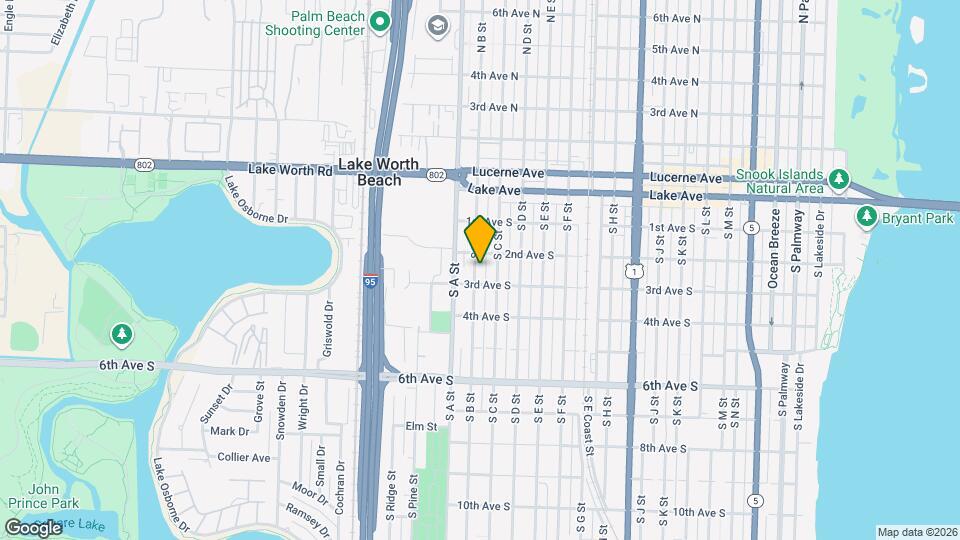 216 S B St, Unit A Mapa y Detalles de la Ubicación