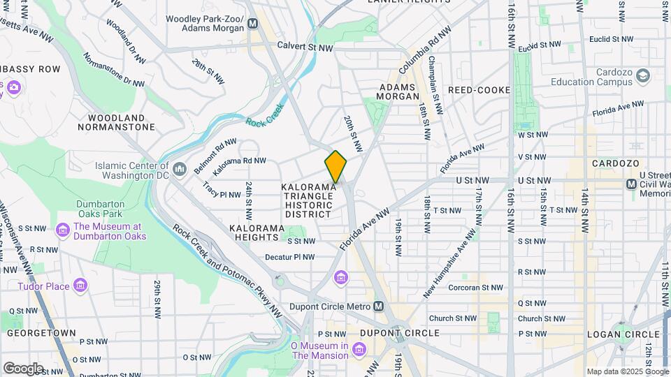 2123 California St NW, Unit E6 Map and Location Details