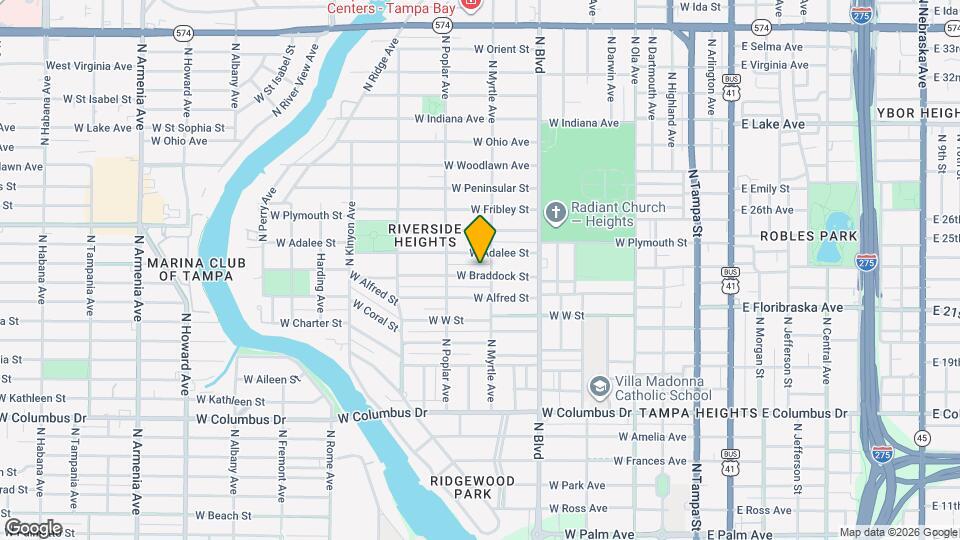 805 W Braddock St Map and Location Details