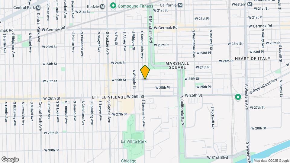 2955 W 25th St Mapa y Detalles de la Ubicación