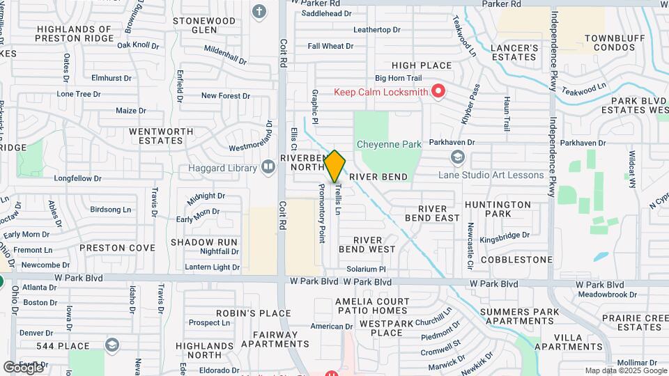 2409 Trellis Ln Map and Location Details