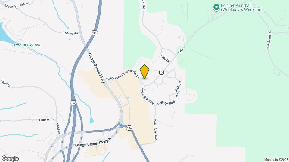 Ozark Gardens Apartments Map and Location Details