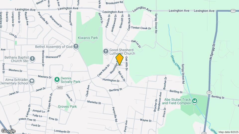 1908 Colonial Ln Map and Location Details