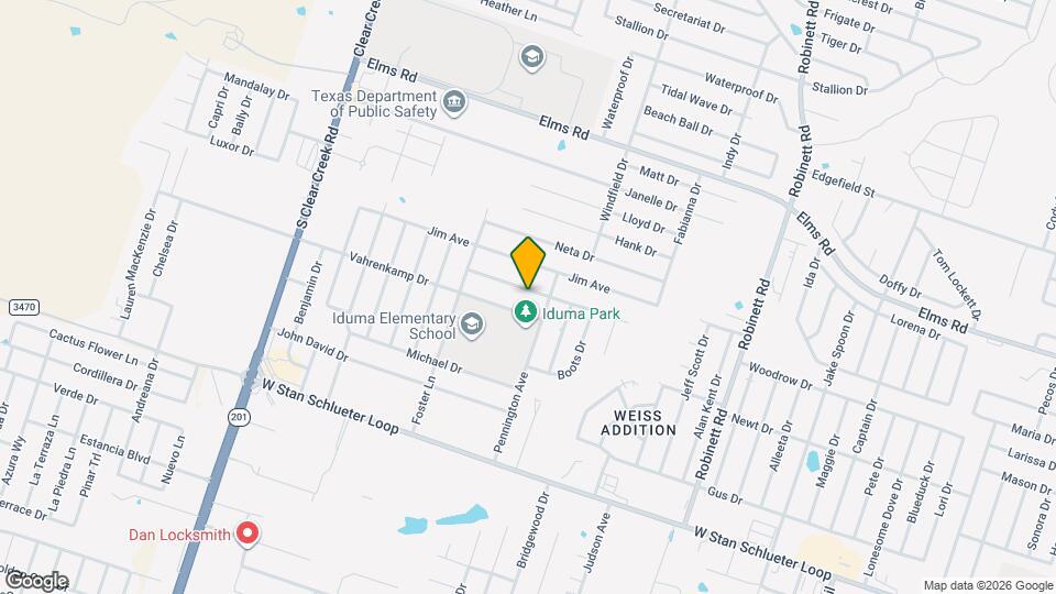 4506 Mildred Ave Map and Location Details