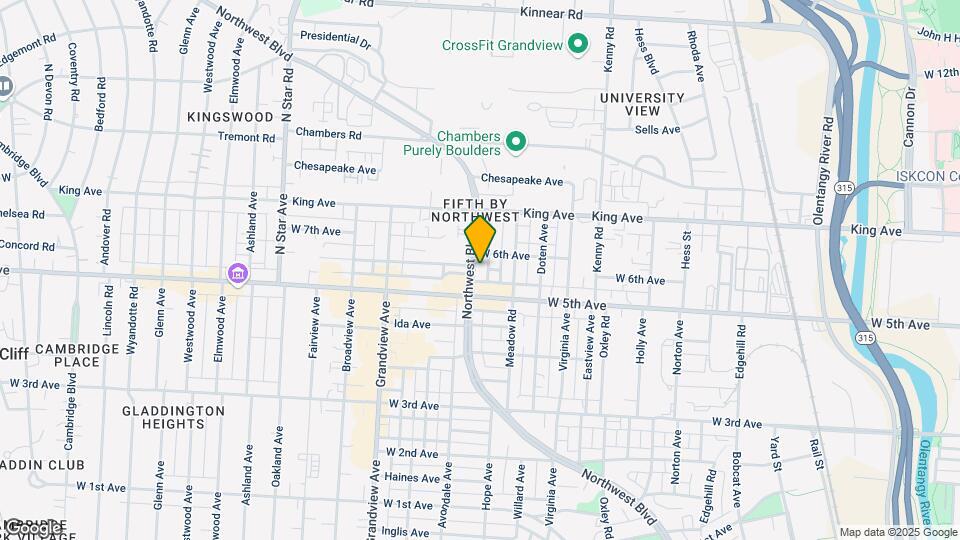 1528 Northwest Blvd Map and Location Details