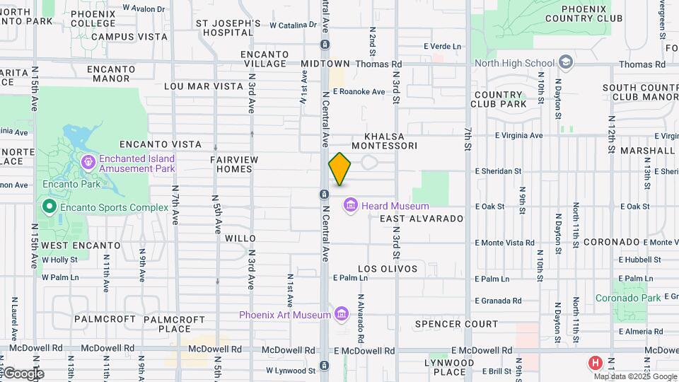 2323 N Central Ave-Unit -505 Map and Location Details