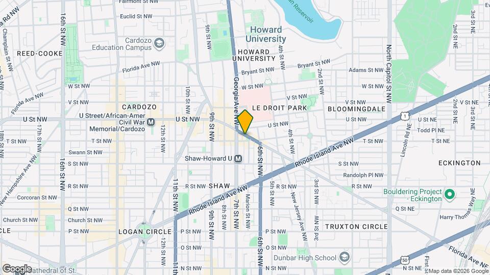 632 Florida Ave NW Map and Location Details