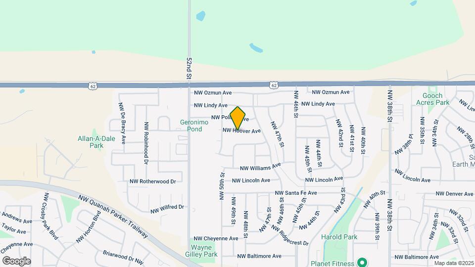 4820 NW Hoover Ave Map and Location Details