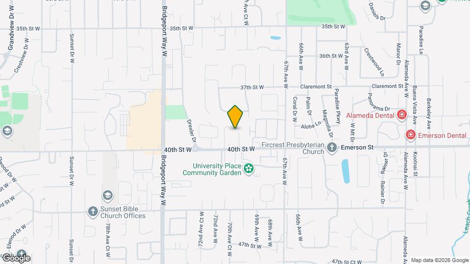 3902 70th Ave Ct W Map and Location Details