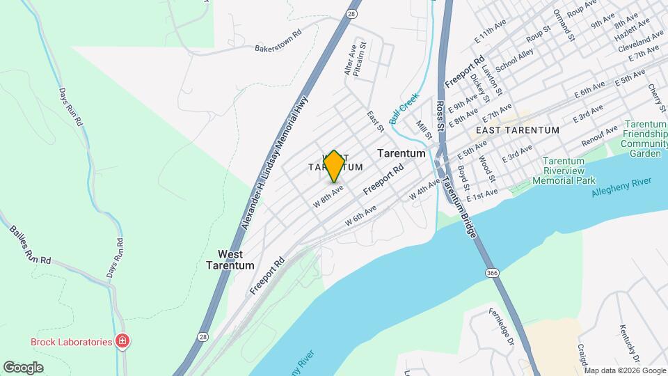 318 W 8th Ave Mapa y Detalles de la Ubicación