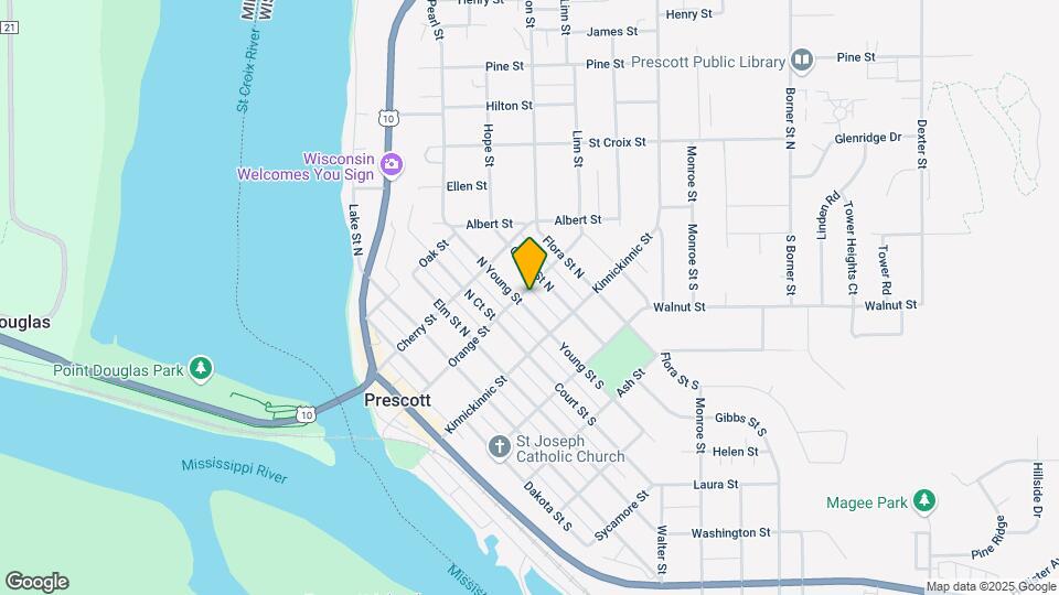 605 Orange St Map and Location Details