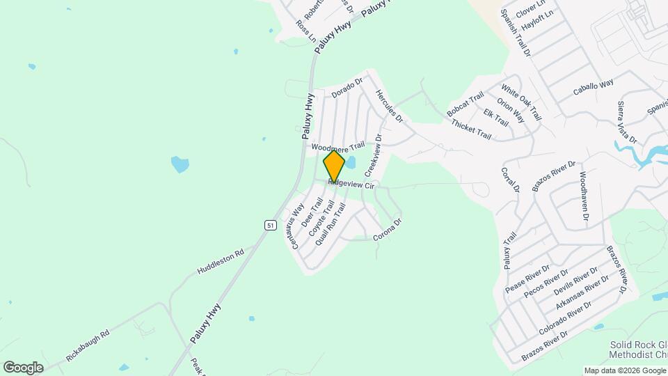 2502 Coyote Trail Map and Location Details