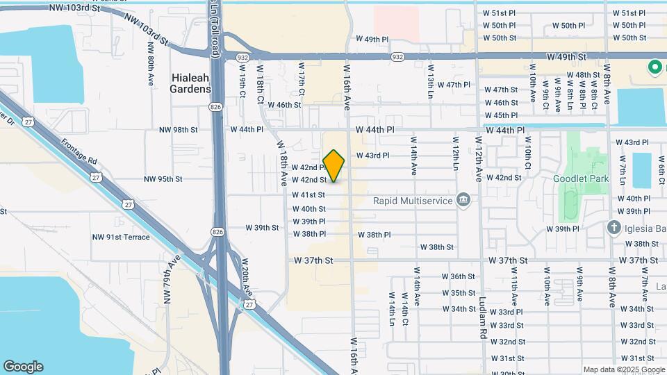 1645 W 41st St Map and Location Details