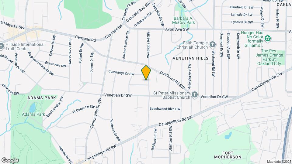 1439 Westridge Rd SW Map and Location Details
