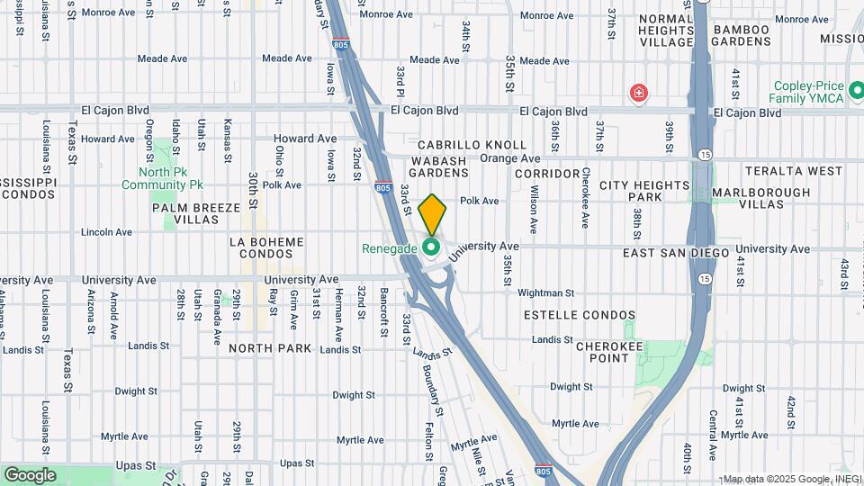 3325 Lincoln Ave Map and Location Details