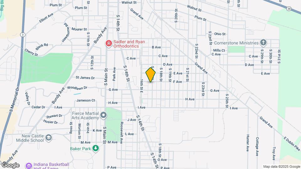 1311 S 17th St Map and Location Details