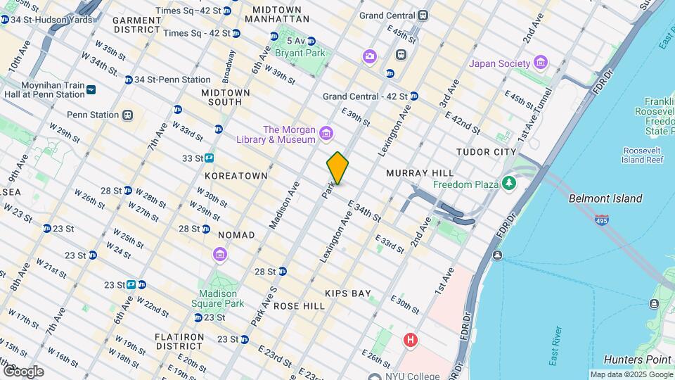 7 Park Ave Mapa y Detalles de la Ubicación