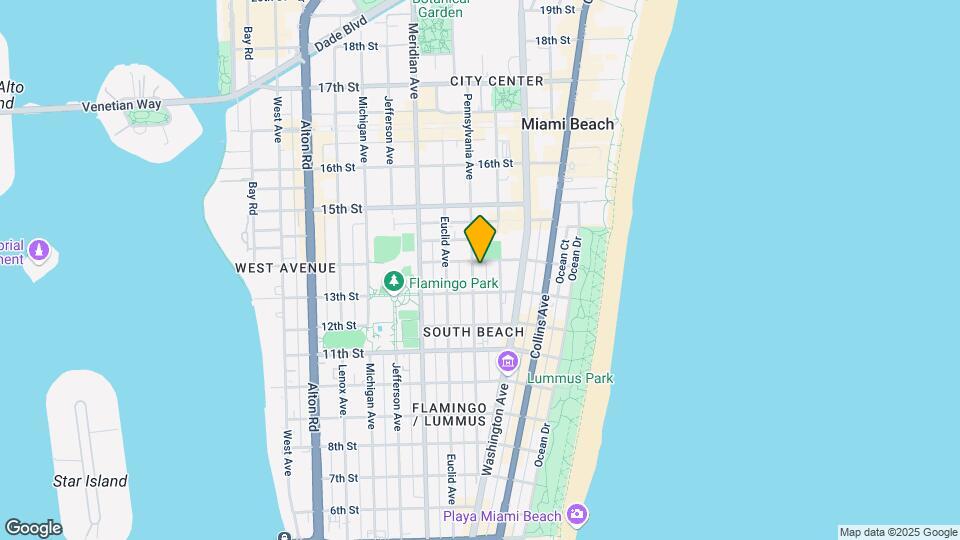 1345 Pennsylvania Ave Map and Location Details