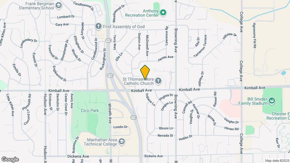 2013-2015 Shirley Ln Map and Location Details