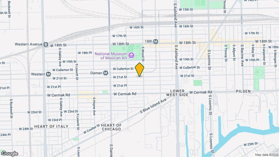 1813 W. 21st St. Mapa y Detalles de la Ubicación