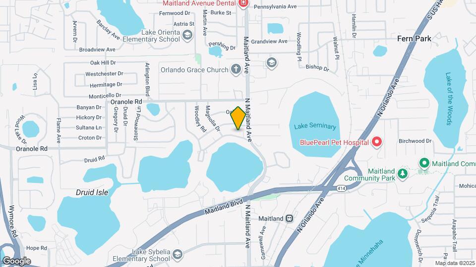 505 Lake Shore Dr Mapa y Detalles de la Ubicación