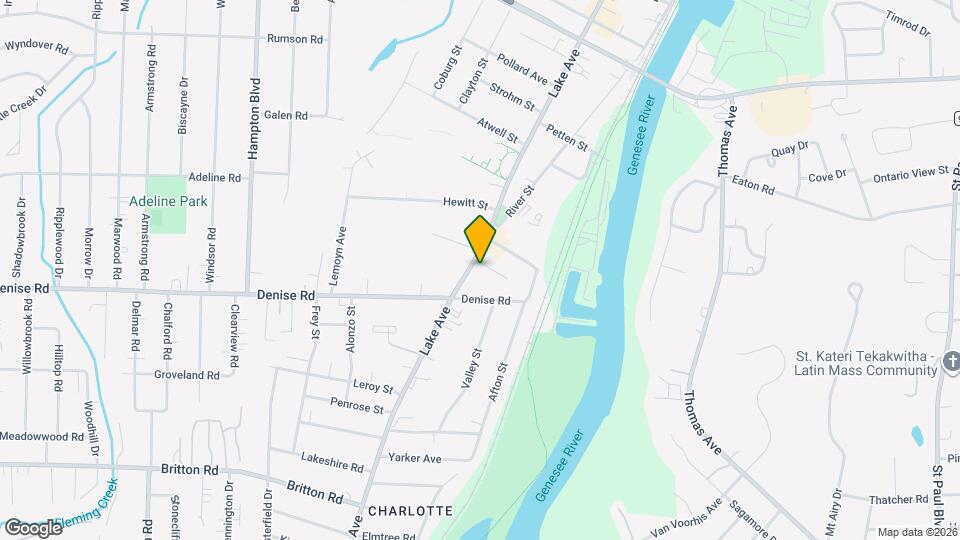 3962 Lake Ave Map and Location Details