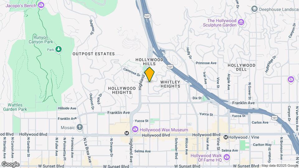 2038 N Las Palmas Ave, Unit 2038 LLP Map and Location Details