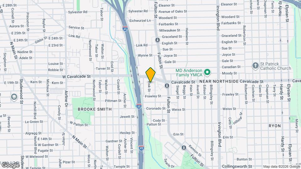 4706 Fisk St Map and Location Details