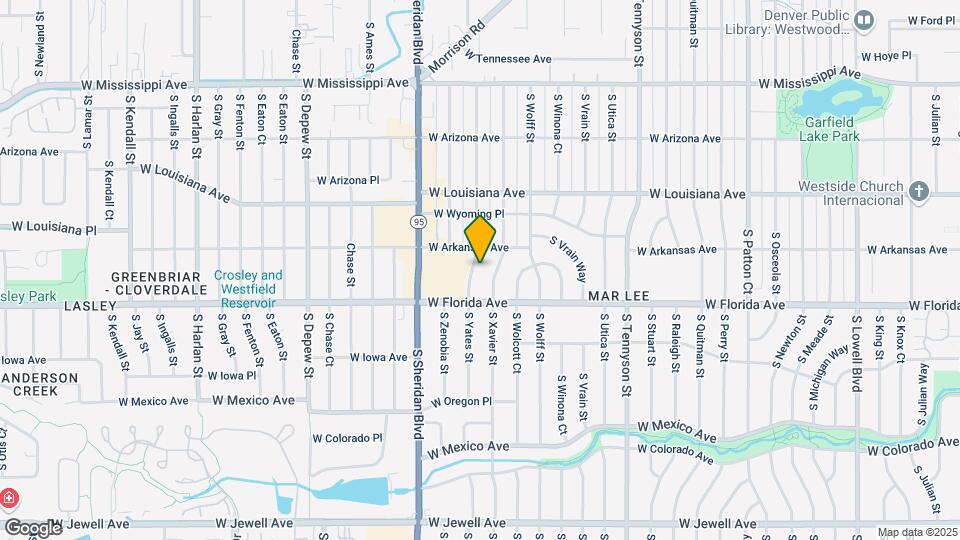 1436 S Yates St Map and Location Details