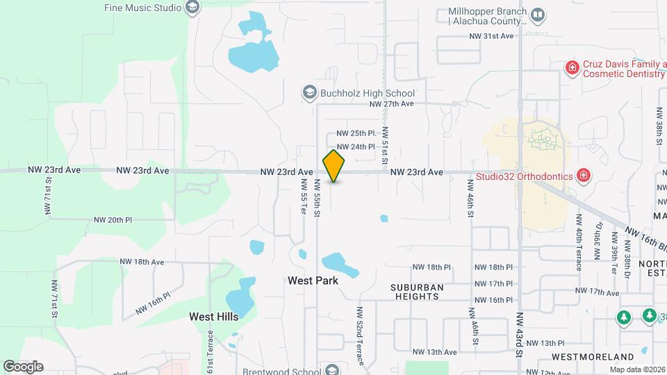 2221 NW 54th Terrace Map and Location Details