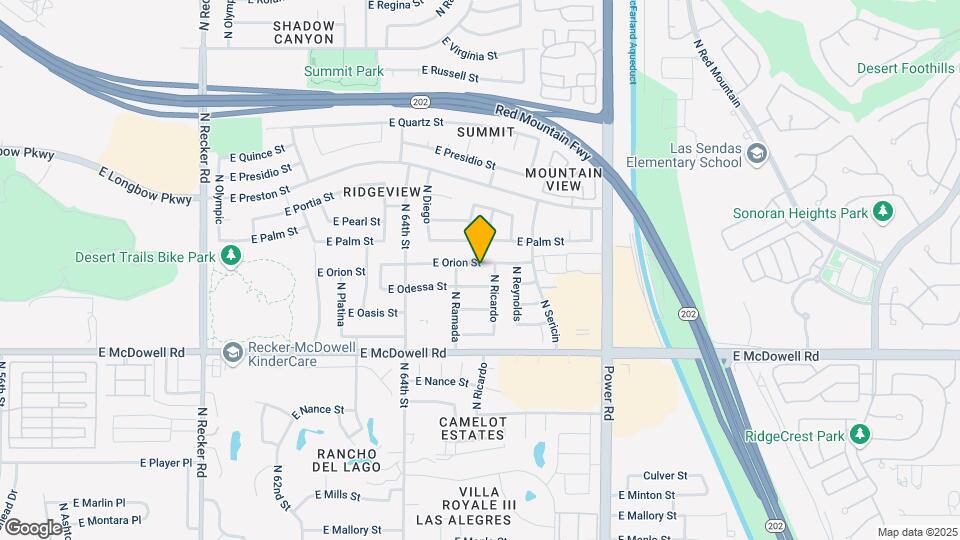 6533 E Orion St Map and Location Details