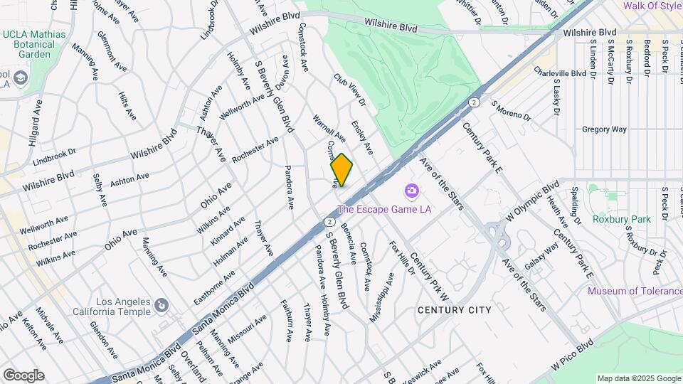 1730 Comstock Ave Mapa y Detalles de la Ubicación